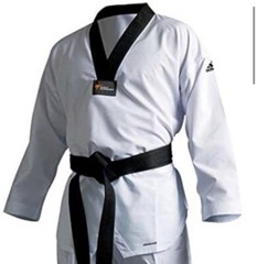 Adidas Taekwondo White Martial Art World Champion Uniform Shirt 160cm (2)