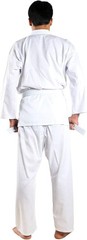 FLUORY Karate Uniform with Size 000/110CM (3'5-3'9), Ku-c001-white