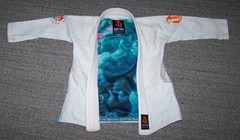 War Tribe Kids C0 White Youth Brazilian Jiu Jitsu Jacket Martial Arts Z3