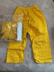 Elite Set Uniform Yellow Brazilian Jiu Jitsu Karate Taekwondo Kids ET2500- C0