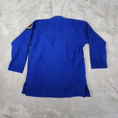 Basic Kingz 2.0 Jiu-Jitsu Uniform Youth M2 Blue Kimono MMA Grappling Martial Art