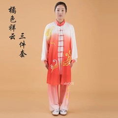 Women Silk Satin Chinese Tai Chi Suit Female Kung Fu Wushu Martial Arts Uniform