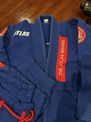 A00F Blue BJJ Gi The Atlas Brand