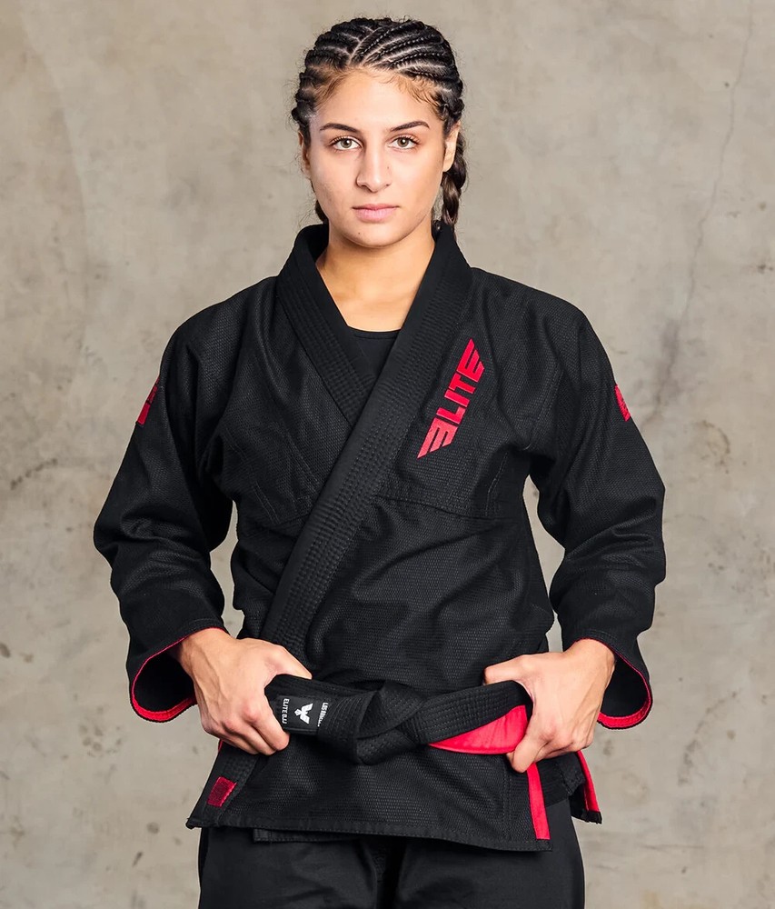 Elite Sports X5411 Womens Black Ultra-Light BJJ GI – IBJJF Jiu-Jitsu GI Size F2