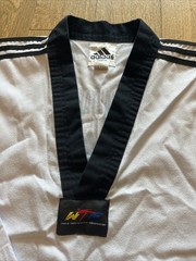 Adidas World Taekwondo Federation Top White 170 CM Uniform Long Sleeve Pullover