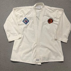 Macho Martial Arts Gi Size 4/180 White Uniform Kimono Karate Tae Kwon Do No Belt