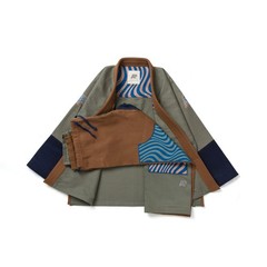 Albino & Preto Tranquility A2 BJJ Gi Premium Edition 450GSM Jiu Jitsu Kimono