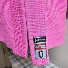 Gameness Professional Fightwear Jiu-Jitsu Gi Jacket Top Pink Kids Unisex 00