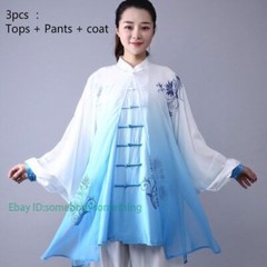 Tai Chi Uniform Women Men Arts Uniform Chinese Traditional Kung Fu Sportswear