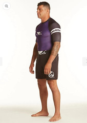 New Bad Boy Ranked Rashguard Purple Gi MMA BJJ Shirt Made in Brazil Adult