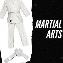 Judo Karate Training Suit Martial Arts White Uniform Set For Kids / Adults