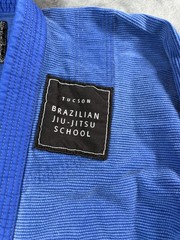 Breakpoint Gi Coat Jacket Adult A2 Blue BJJ Cotton Tucson Brazilian Jiu-Jitsu