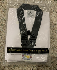 Martial Arts Supply Karate Uniform Best Sang Moo Sa 1(150 cm) White & Black