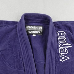 Venum Contender BJJ Gi Top Mens A2 Blue White Brazilian Jiu Jitsu Adult Shirt