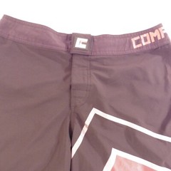 Combat CRNR MMA Shorts Men 30 Black Big Logo Print Professional Jiu Jitsu Trunks