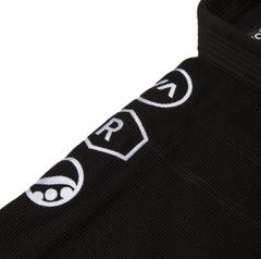 Men’s Shoyoroll BJJ Kimono Batch RVCA x Roots GI 450 GSM Uniform Black With Bag