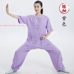 Summer Women’s Tai Chi Suit Kung Fu Costum Morning Exercise Uniform martial arts