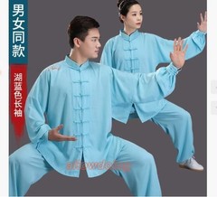 Unisex Cotton Shaolin Tai Chi Uniform Kung Fu Wing Chun Wushu Suit Martial Arts