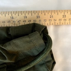 Hawk GI Jiu Jitsu A3 Green Pants Double Knee Rope Tie Waist Ripstop Pattern ￼