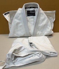 New Fuji Sports Mens Kids Womens Double Weave Judo Gi Kimono – White