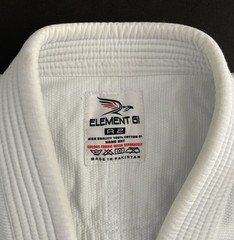 Liberate Ju Jitsu Gi-White Tunic, Pants & Belt, Size A2, Nashville Studio EXC