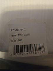 ADIDAS ADI-Start III TAEKWONDO UNIFORM WITH BLACK V-NECK. Size 200 (2 Piece)