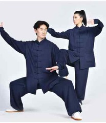 Linen And Cotton Martial Art Uniform Tai Chi Clothes Kung Fu Training Clothes