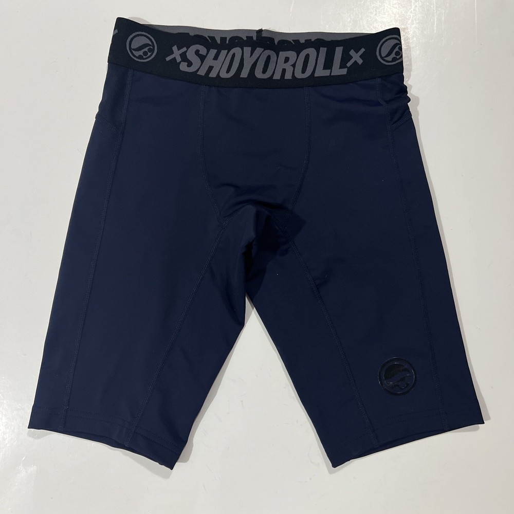 Shoyoroll Compression Shorts Men’s XS Navy Blue & Black