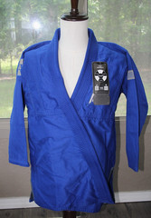 NWT ELITE Martial Arts F2 Blue MMA Judo Muay Thai Set Top Pants gis uniform
