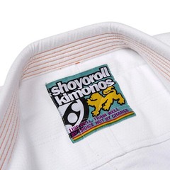 Shoyoroll Ember Competitor 23.2 WHITE JIU JITSU Kimono Uniform 450 GSM With Bag
