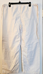 Vintage Early 2000s Atama Gi Kimono Pants -White- A3 -Made In Brazil -Kanji Tag