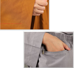 Cotton Meditation Buddhist Monk Clothing Kung Fu Tai Chi Shaolin Uniforms