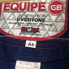 EQUIPE MMA GI BJJ STORM JACKET AND PANTS MENS XL A3 GRACIE BARRA