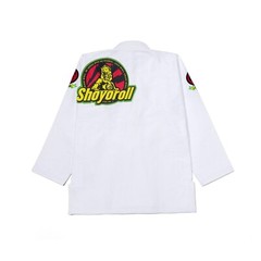 BJJ Gi Shoyoroll Rasta Competitor White JIU JITSU Kimono 450GSM With Bag