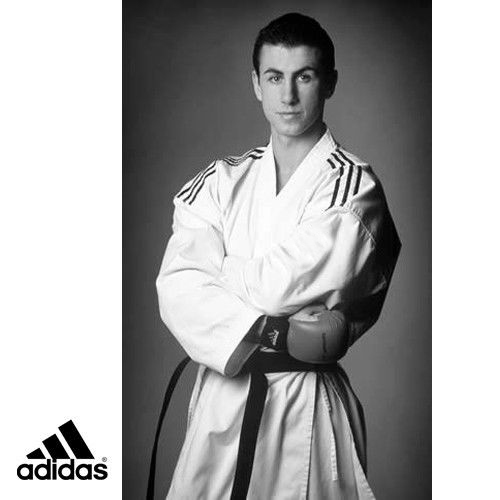 adidas Karate Middleweight Kata Elite Gi, 12oz American Cut uniform