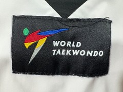 KPNP BLACK LABEL World Taekwondo Federation Official FPO White Uniform Sz 170 M