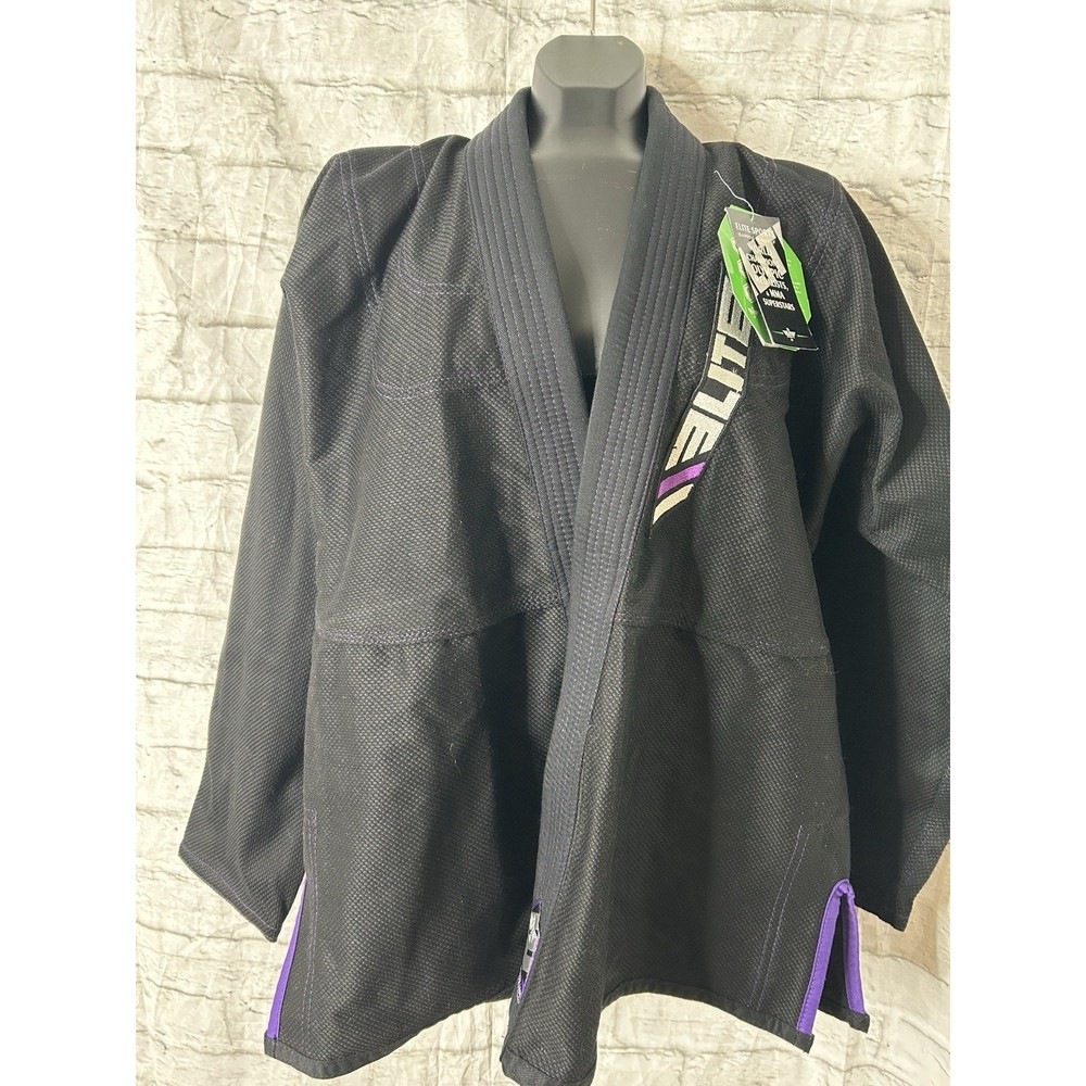 Elite Sports Jitsu Karate Jacket New With Tags, Top Only ET500 Black Size A3