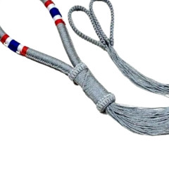 Mongkol Boxing Headband Handmade Color Sliver Gray Armbands Premium Prajiat Mua