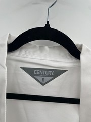 Century Karate Student Uniform Gi Adult XL 6 White Open Front Drawstring Waist