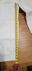 Karate Judo White Uniform Set Jacket and Pants Size 1 Extra Yellow Belt NEW