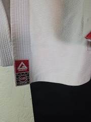 Gracie Barra Equipe Jiu Jitsu Gi Jacket Y6 Kimono White Top Only Size Youth 6