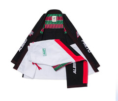 Albino & Preto Accelerate Pearl Weave with Canvas Trims Reserve BJJ in all sizes
