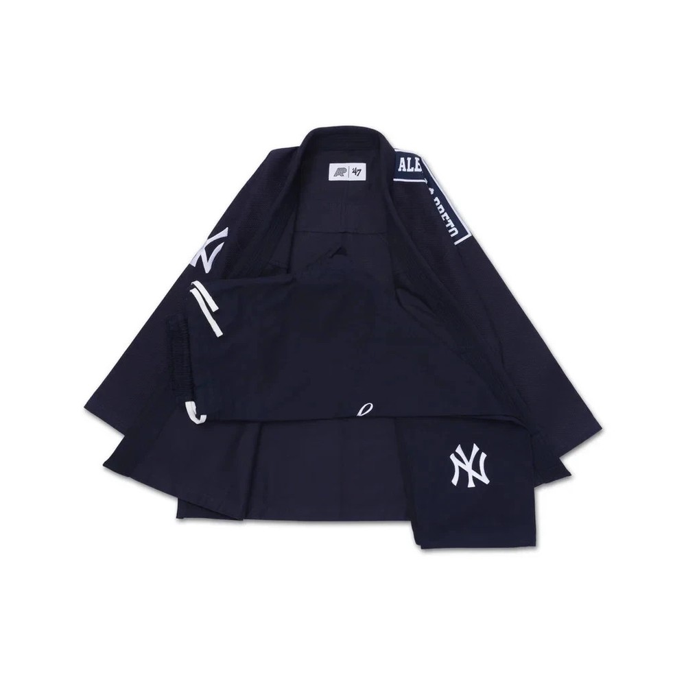 Albino Preto A&P x YANKEES MLB 47 BJJ Gi Navy JIU JITSU BJJ Gi Kimono Uniform