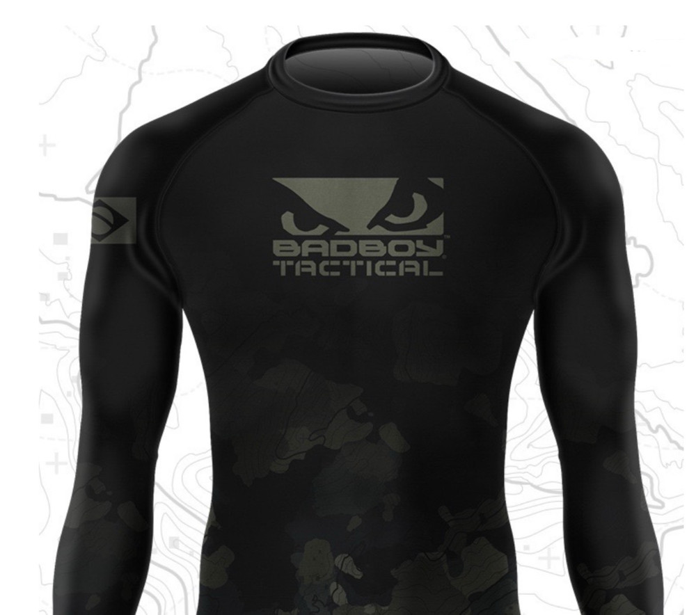New Bad Boy Tactical Rashguard Black Camo Gi MMA BJJ Made in Brazil Adult