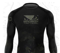 New Bad Boy Tactical Rashguard Black Camo Gi MMA BJJ Made in Brazil Adult
