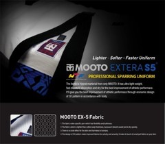 MOOTO EXTERA S5 Taekwondo Uniform (with Black V NECK) WTF Dobok