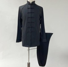 Women Men Milk Silk Martial Arts Uniform Yoga Tai Chi Set Kung Fu Wing Chun Suit