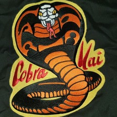Cobra Kai Karate Taekwondo Approved Top Vest Size 00/120 Black Great Condition