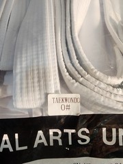 12 oz Heavyweight Cotton Martial Arts Uniform Gi – Taekwondo Approved size 0