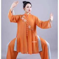 Women Soft Silk Satin Tai Chi Suit Kung Fu Wushu Martial Uniform Jacket Pants